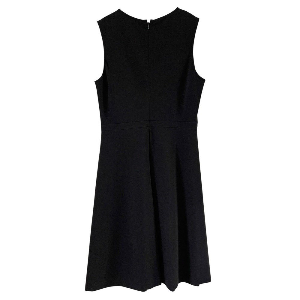 Uniqlo Ponte Fit and Flare Dress Womens Small Black Excellent Sleeveless 173261 - Picture 2 of 11